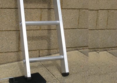 Laddermat leveller op oneffen grond